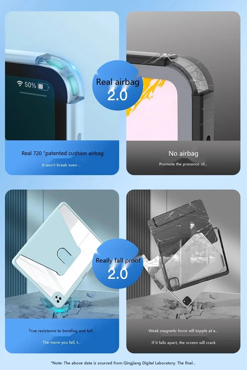 Für Honor Pad 13,3 12,3 12,1 11,5 11 10,8 10,4 Zoll 360° Drehbare Buchhülle mit Stifthalter und Ständer – Detail 2