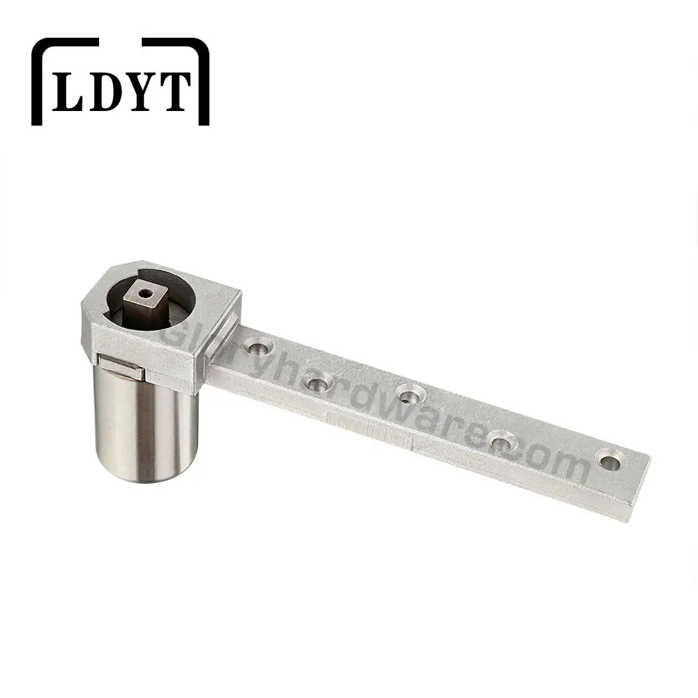 Heavy Duty Concealed Pivot Door Hinge Hydraulic Buffering Axle Non-Digging Installation for Wooden Doors Hardware