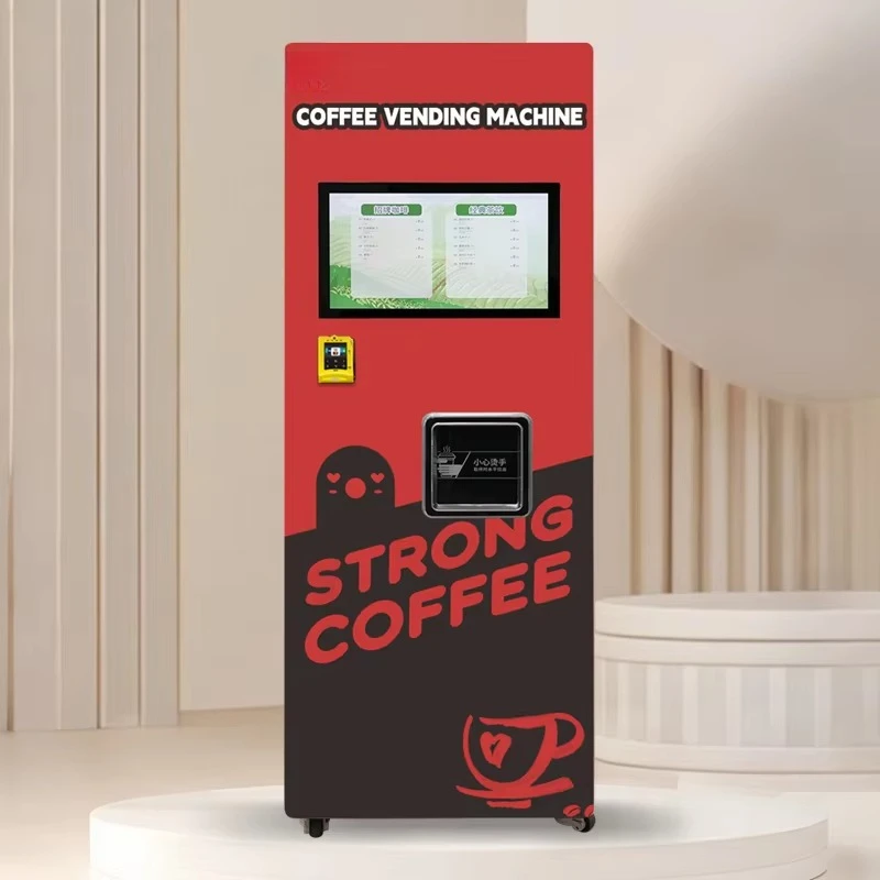 Customized Factory Direct Price 168 Capsules Coffee Vending Machine Smart Touch Screen Commercial Self Service for Bulk Order
