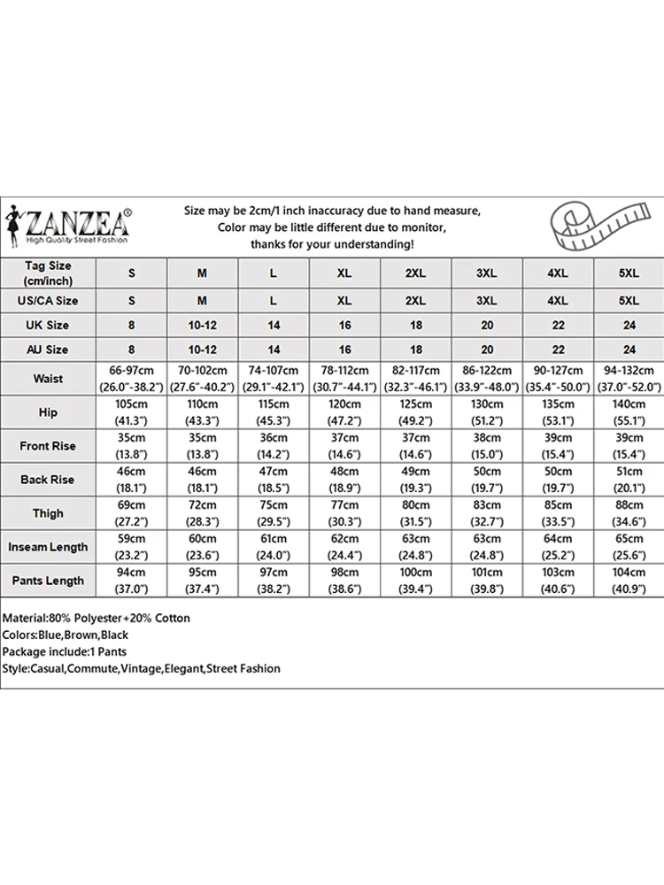 ZANZEA Women Long Pants Plaid Lace Patchwork Trousers 2025 Casual Loose Elastic Waist Pleated Wide Leg Pants Summer Bottoms