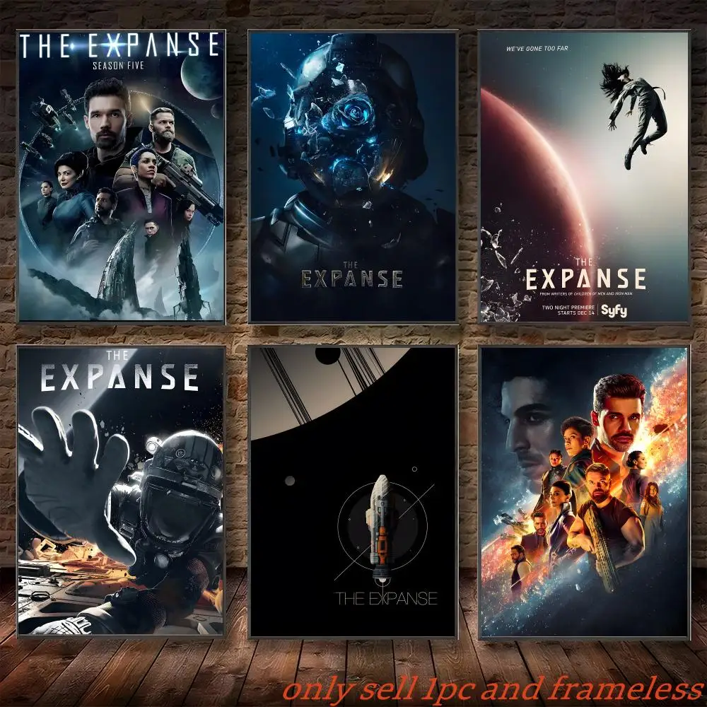 Space Opera Movies The Expanse-S Poster Self-adhesive Painting with prints Home bedroom living room decoration
