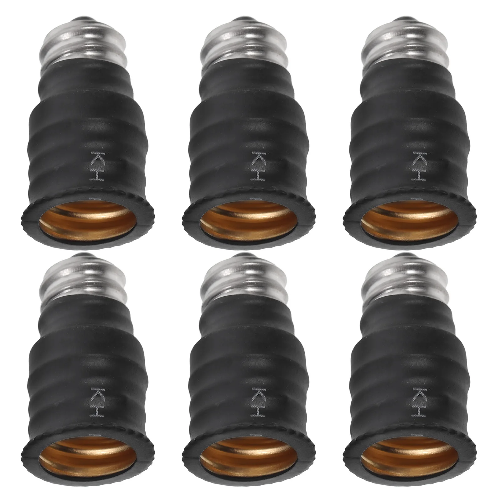 

6Pcs Light Bulb Socket Converter E12 to E14 Lamp Adapter Holder Sturdy Heat Resistant for Table Ceiling Lamps Light Bulb Adapter