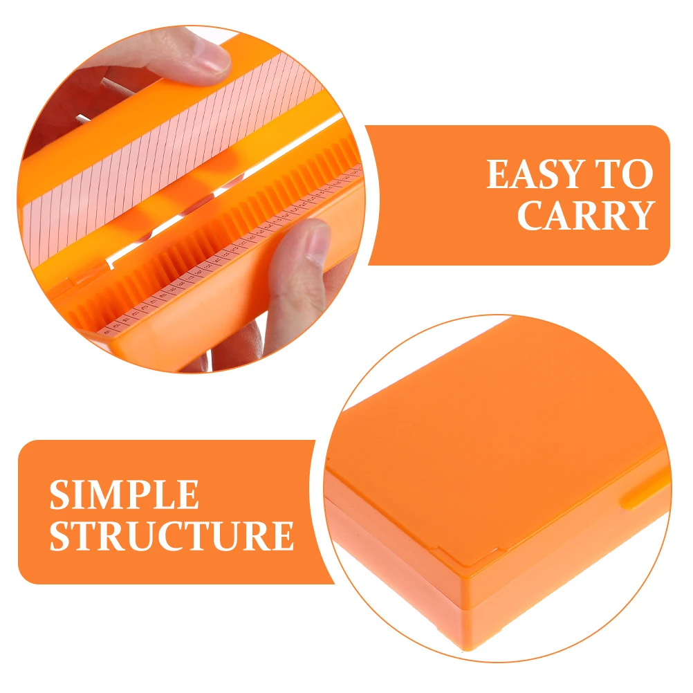 

2 Pcs Reusable Slides Boxes Organizers and Storage Microscope Holder Lab Accessories Slideshow