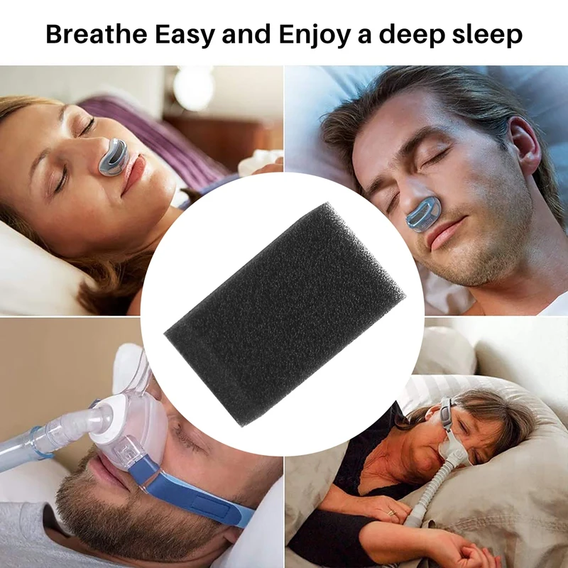 Filtros CPAP para Respironics, filtro de espuma Premium y filtros ultrafinos, Serie M, 30 Uds.