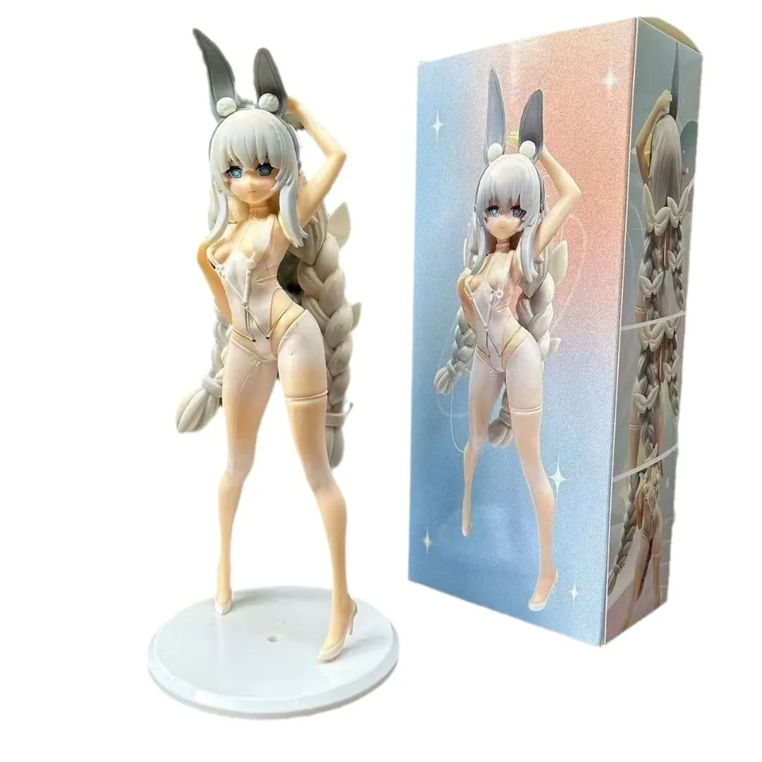 27ซม.อะนิเมะAzur Lane Le Malinรูปเซ็กซี่น่ารักสาวกระต่ายอะนิเมะยืนท่าทางของเล่นของขวัญคอลเลกชันเครื่องประดับPVC