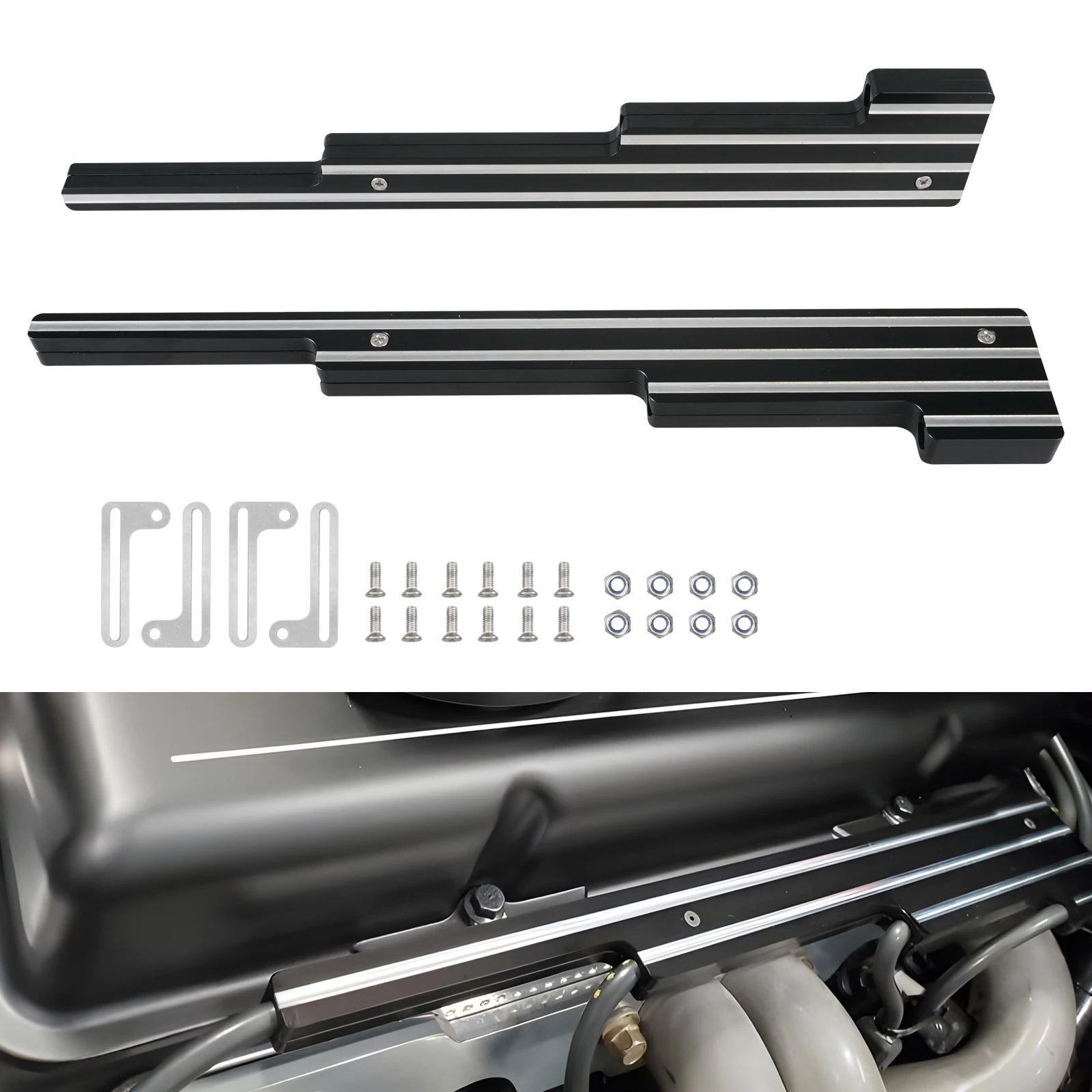 

Spark Plug Wire Looms Holders for Chevy Small Block for SBC BBC 350 for V8 Ford for Chevrolet 289 302 351W 390 429 454 460