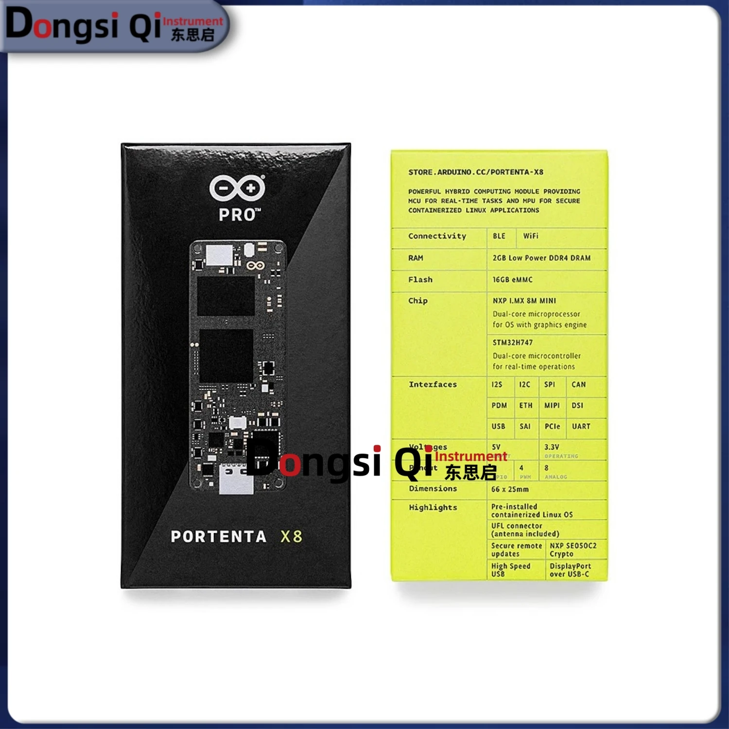1 قطعة // الكثير اردوينو Portenta X8 ABX00049 NXP i.MX 8M Mini STM32H7 IIoT SoM مجلس التنمية 100% المخزون الأصلي #5