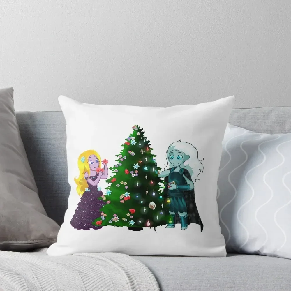 

Christmas in Hades Throw Pillow ornamental pillows for living room Elastic Cover For Sofa Christmas Pillowcase pillow