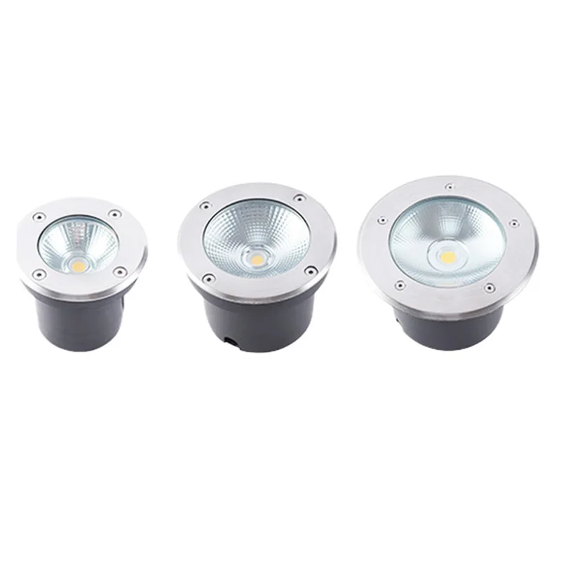 Waterproof led light garden underground 3W 5W 10W 15W IP68 Outdoor Buried Garden Path Spot Recessed Inground Lighting 220V DC12V