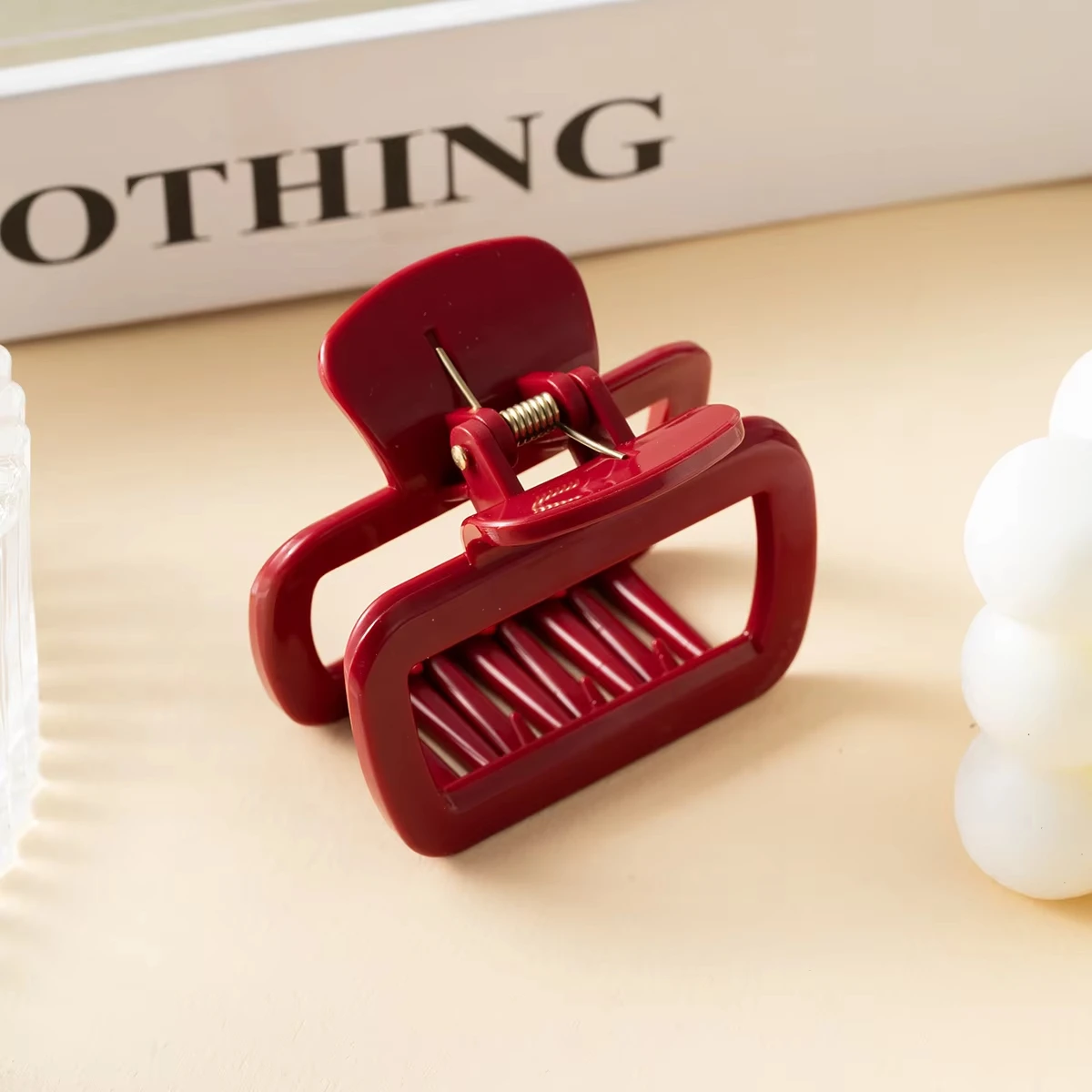 Trendy Suqare Weiche Silikon Haar Klaue Clips Flexible Anti Kollision Shark Clip Schutz Kopf Frauen Nicht Zerbrechlich Zubehör K – Detail 7
