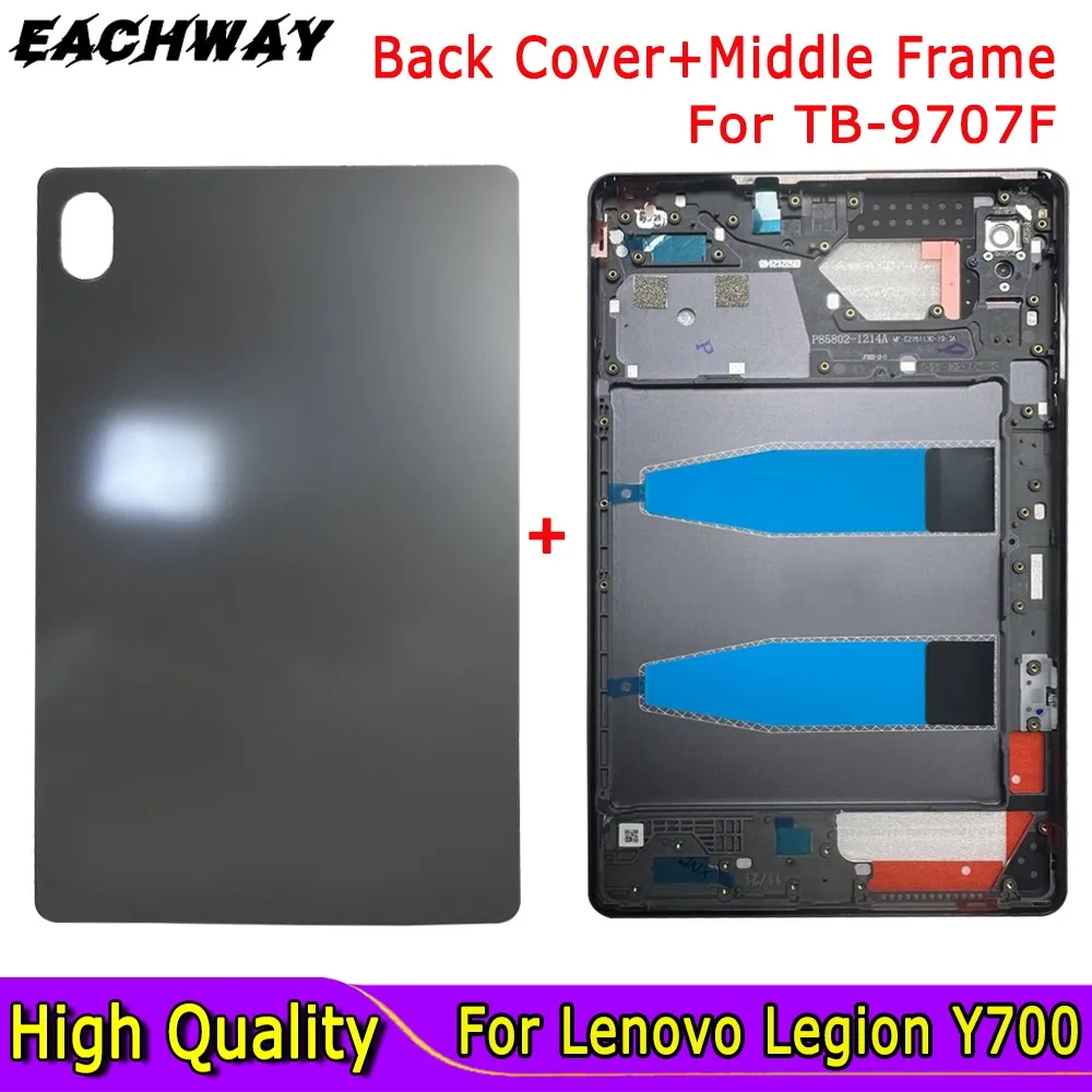 

8.8"For Lenovo Legion Y700 Battery Cover And Middle Frame For Lenovo TB-9707F Back Cover Housing Door Rear Case And Middle Frame