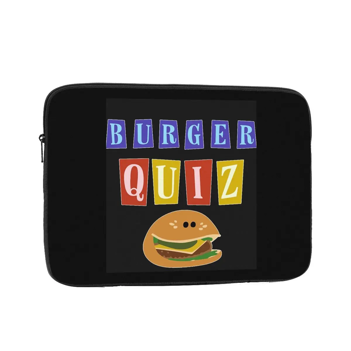 

Burger Quizz New Logo Laptop Sleeve Cover Bag 10 12 13 15 17 Inch Notebook Bag Sleeve Tablet Shockproof Case Bag
