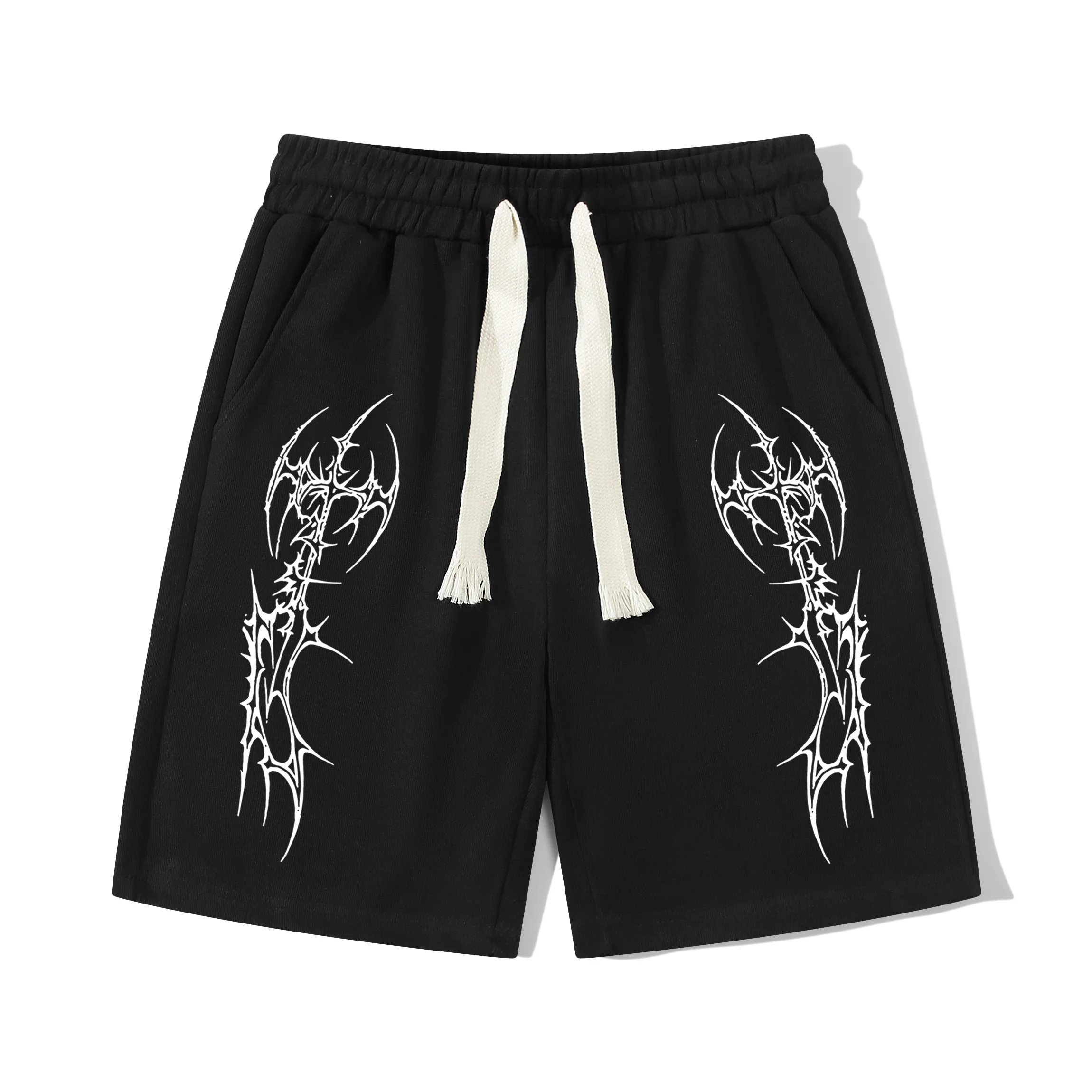 

Men's Summer Drawstring Waist Print Versatile Casual Outdoor Travel Sports Shorts Outdoor Sports Leisure Fitness Shorts