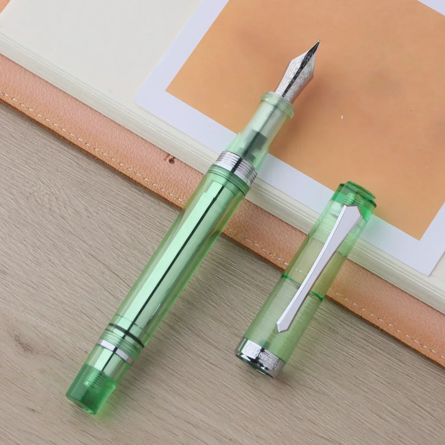 

Перьевая ручка Penbbs 489, перьевая ручка с тонким наконечником, красивая акриловая подарочная ручка для письма с коробкой Gfit для офиса и бизнеса