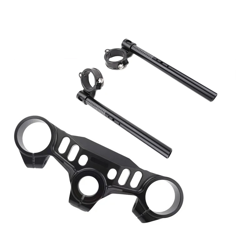Fit For 675SR-R 675SR 675 SR Motorcycle Racing Handlebar Clip On Handle Bars Front End Upper Top Clamp