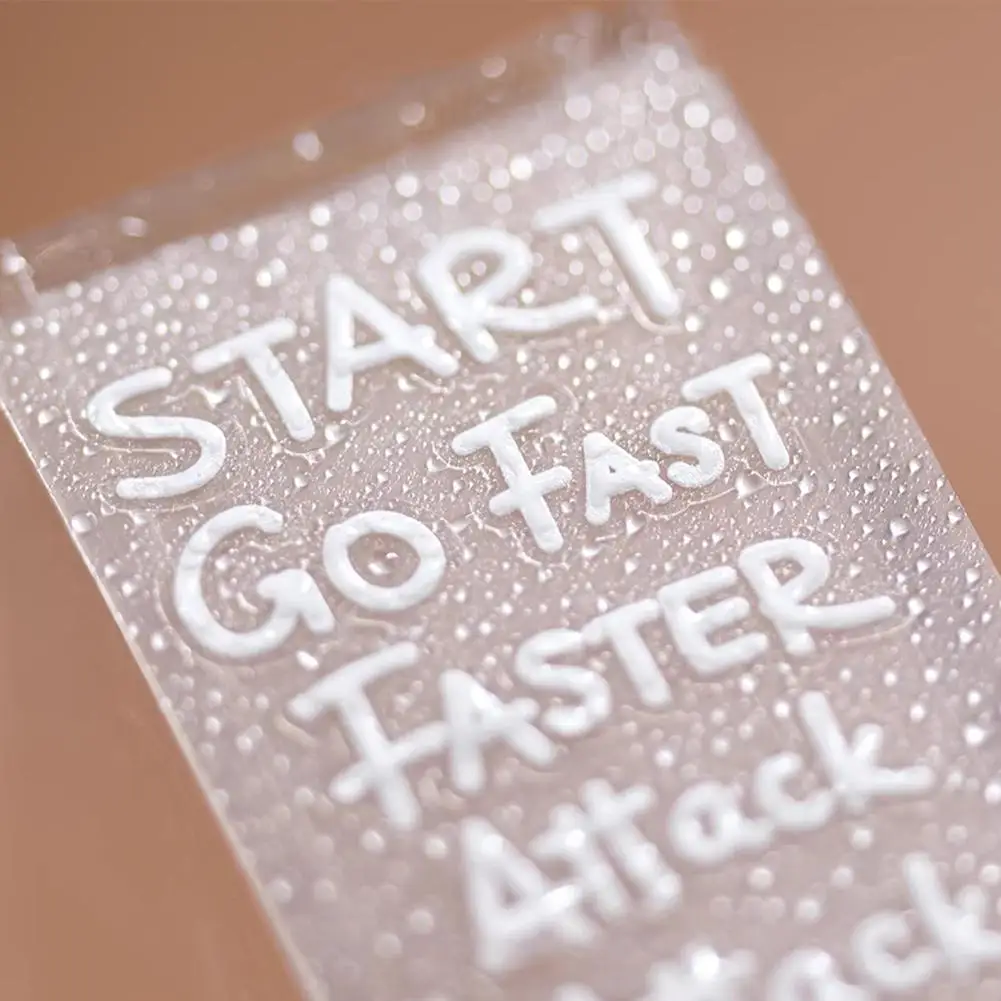 DIY-Fahrradaufkleber für Fahrradrahmen und Lenker „Go Fast, Attack More“ wasserfester, dekorativer Motivationsaufkleber – Detail 9