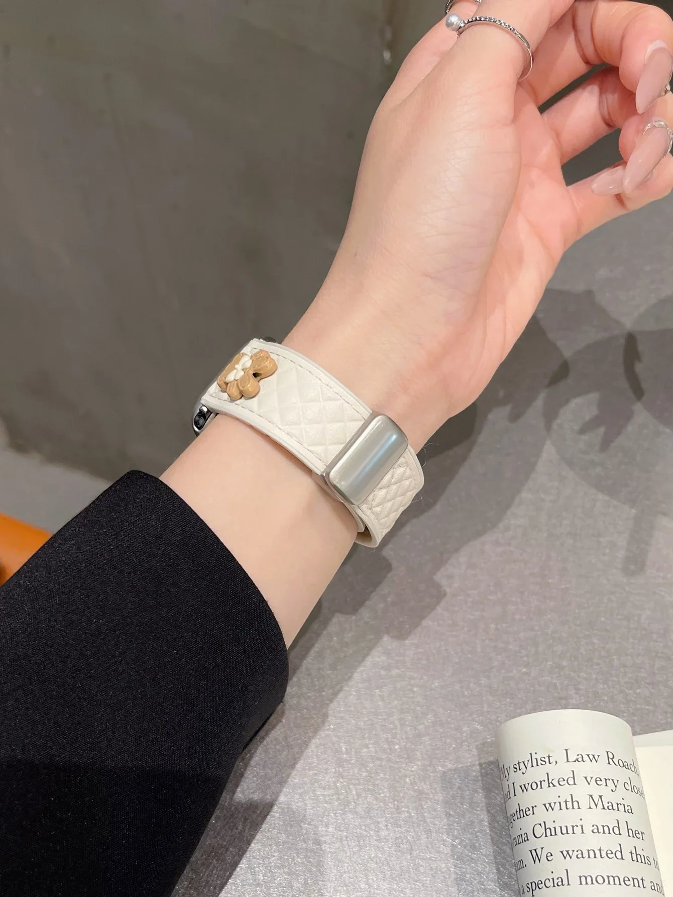 Excellent Magnetic Leather loop For Apple Watch band women Series Ultra 10/9/8/7/6 38mm 40mm 41mm 42mm 44mm 45mm 46mm Strap