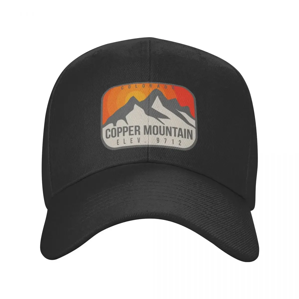 Copper Mountain Colorado Vintage Retro Hiking, Snowboarding Adventure Skiing Baseball Cap Anime Girl'S Hats Men's