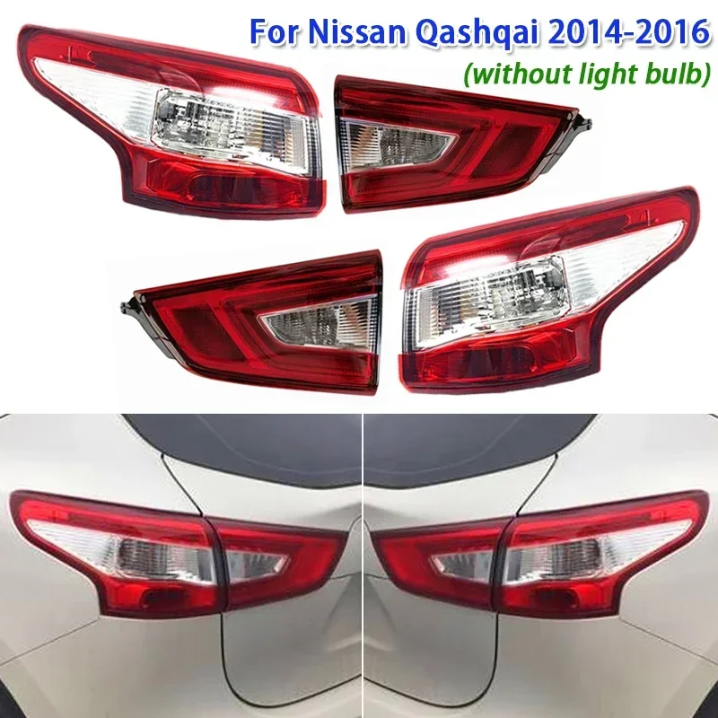 

1pc Car Tail Light Rear Brake Turn Signal Light for Nissan Qashqai 2014-2016 (without Bulbs)