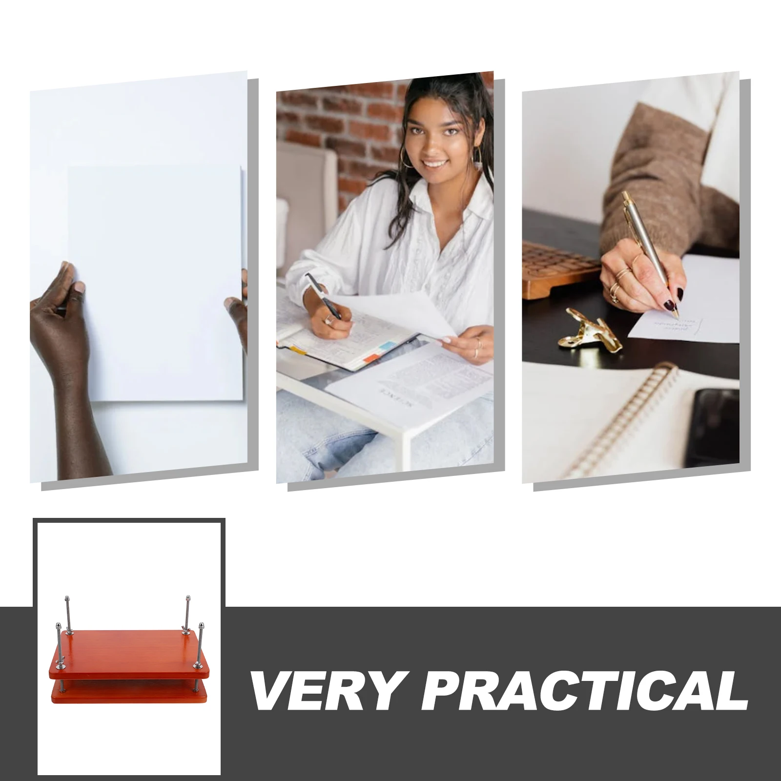 Libro Presse Rilegatura Graffetta per carta per kit di legno Macchine Morsetto Raccoglitori Forniture