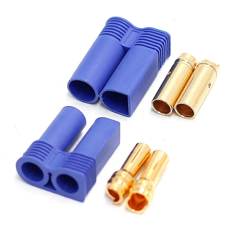 EC3 EC5 EC8 Gold Plated Lipo Battery Balance Charging Cable Plug 2Pins for RC Power Battery