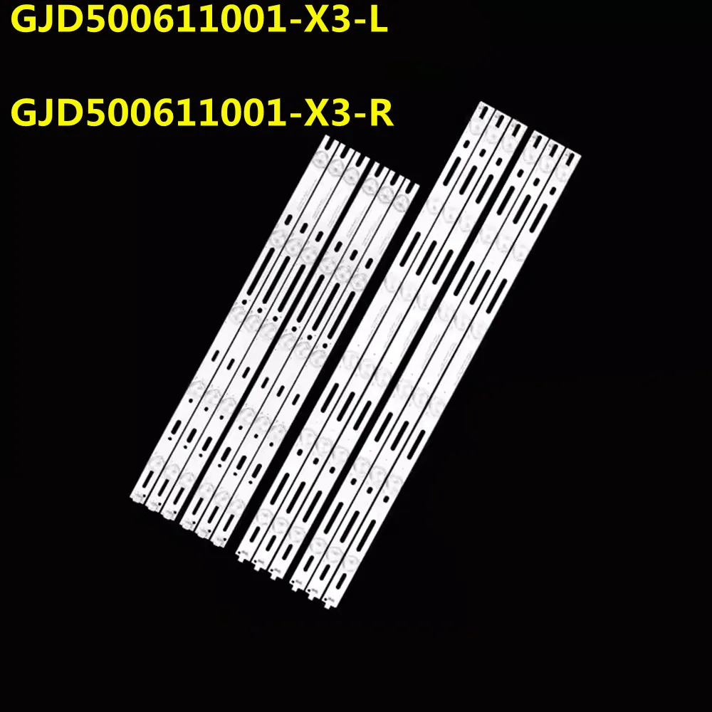 New 5kit LED Backlight Strip For LC-50LB261U LC-50LB370U LC-50LB371U LC-50LB481C LC-50LE460X GJD500611001-X3-L GJD500611001-X3-R