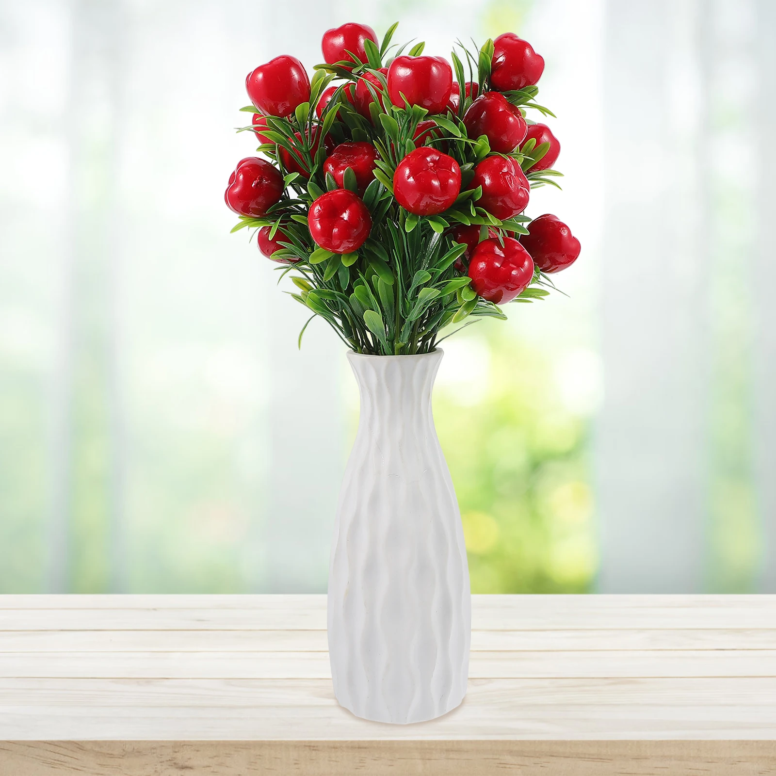 

2Pcs Plastic Fake Branches Reusable Safe Decorative Accessories for Vase Flower Baskets Artificial Tree Stem