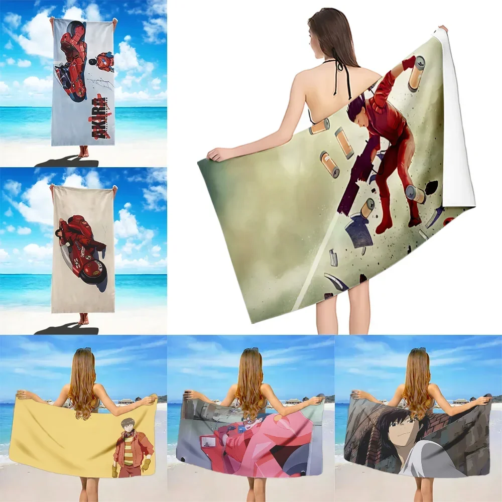 

Anime Akira Beach Towel Microfiber Sand Free Quick Dry Soft Sandproof Pool Towels Gift for Women Travel Gym Shower Camping