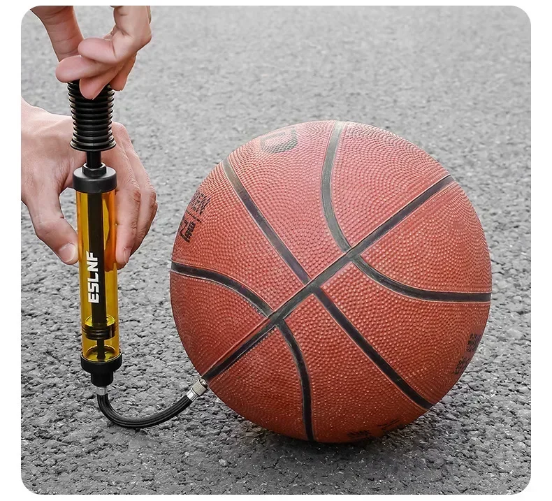 Tragbare Mini-Handballpumpe Hochdruck-Luftpumpe mit Nadel für Basketball, Fußball, Volleyball, Sportbälle, Luftpumpe – Detail 12