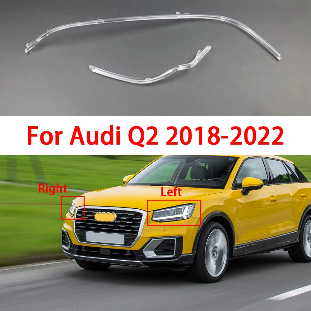 

Дневные ходовые огни для Audi Q2 2018 2019 2020 2021 2022 направляющая полоса для автомобильной фары левая/правая боковая направляющая полоса DRL