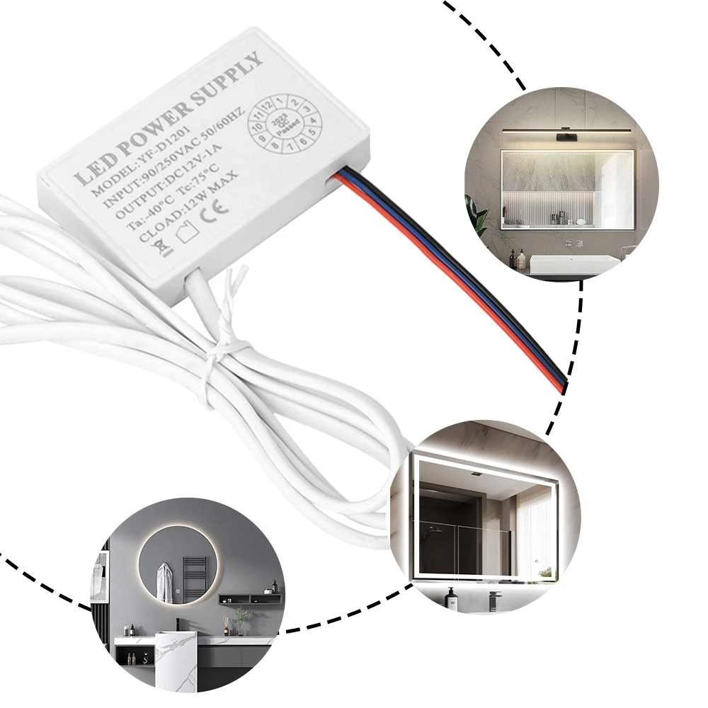 12V 1A Bathroom Mirror Switch Touch Sensor For Led Light Mirror Headlight Bathroom Capacitance Sensor Module