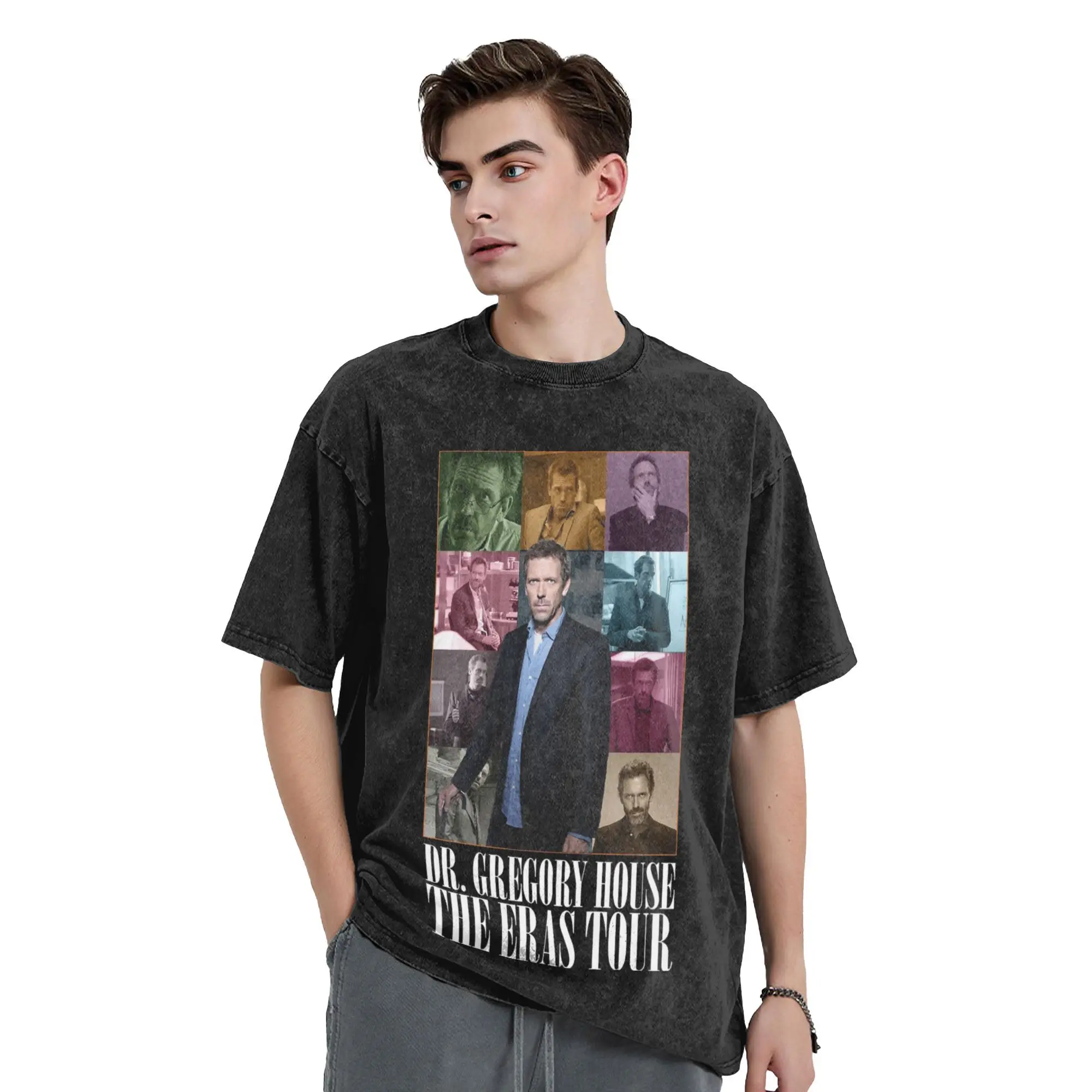 

Dr Gregory House MD The Eras Tour T Shirts Hip Hop Washed 100% Cotton Street T-Shirt Cool Men Women Tops Streetwear Summer Tees