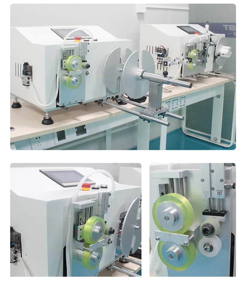 3 Trong 1 Mới Tự Động Đếm Mảng Chức Năng Aó Gió Đồng Hồ Màn Hình Cảm Ứng Kỹ Thuật Số Cuộn Dây Máy Cho Đường Kính Dây 60-300Mm Kìm Tách Vỏ