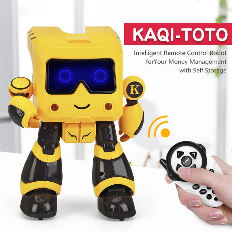 Robot Edukasi Musik JJRC K17 yang Dapat Diprogram, Mainan Anak dengan Remote Control dan Bertenaga Baterai