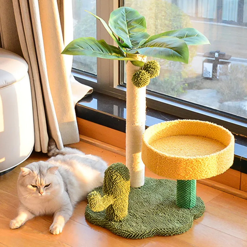 Cat Scratcher Cactus Scratcher for Cats Climbing Tree Scratching Post for Cats Jumping Furniture Sofa Protector Cat Scratch Toys