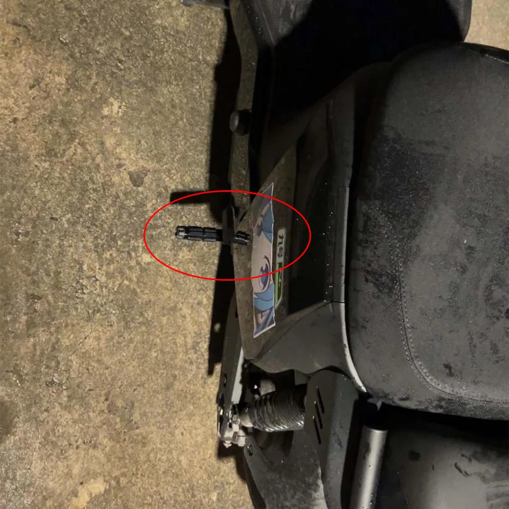 8mm Universal Pedals Folded Footrest Footpeg Compatible For Motorcycles Bicycles Electric Vehicles Mopeds Karts Scooters