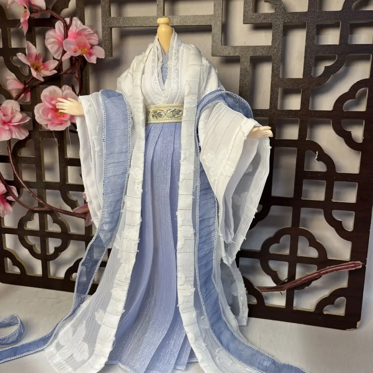 1/6 poppenkleding voor 30 cm Bjd pop oude Chinese kostuumkleding aankleden meisje speelgoed speelhuis popaccessoires, geen pop