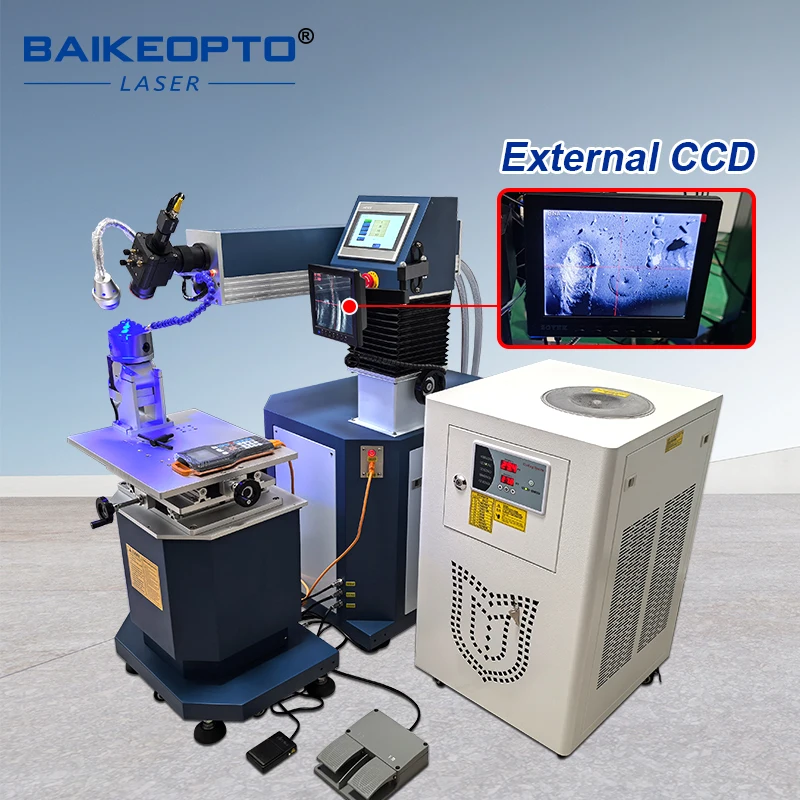 360 Degree Rotary Laser Head YAG Mold Welding Repairing Machine with Water Cooling System for Factory Use