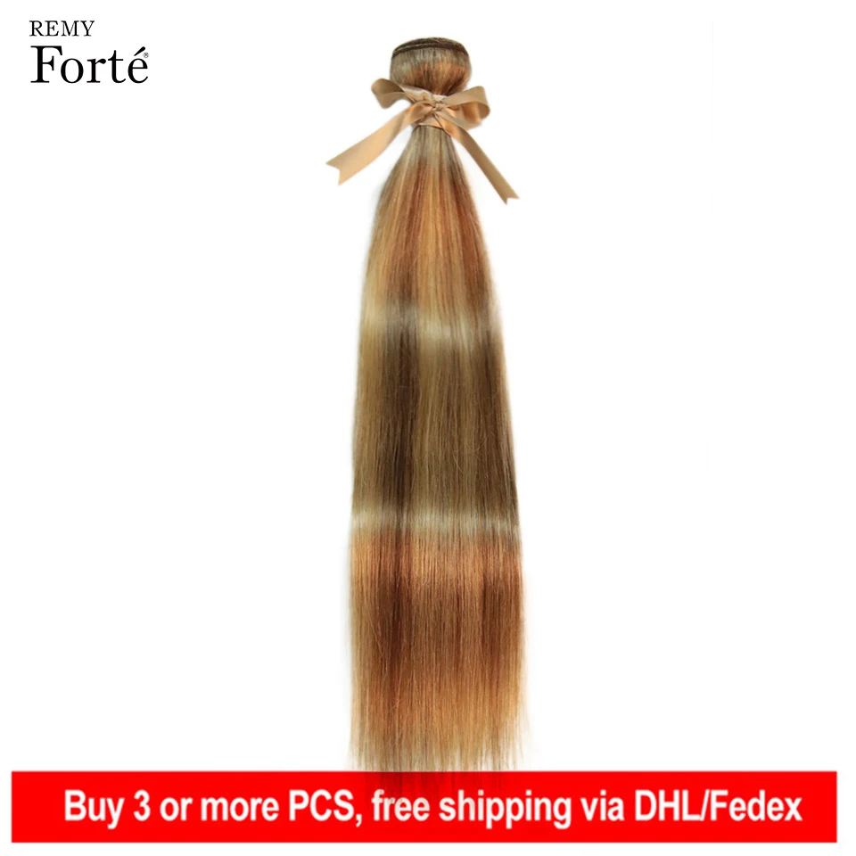 Ombre Remy P8/22 P27/613 P6/22 Bundles Brasilianische Haarwebart 10-24 Zoll Gerade menschenhaar Verlängerung Blonde Haarwebart Bundles