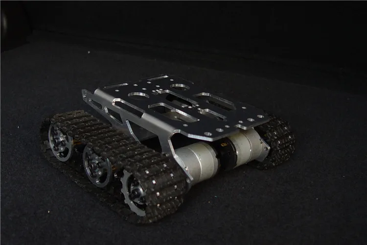 RC Tank Chassis Intelligentes Trolley Crawler Chassis mit Motor RC Auto Stoß dämpfung Programmier barer Roboter DIY Kit für Arduino