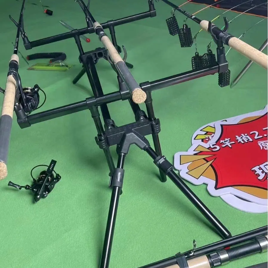 metal-fish-rod-stand-european-style-dual-purpose-cannon-platform-ground-plug-fish-rod-bracket-outdoor-camping-fishing-gear