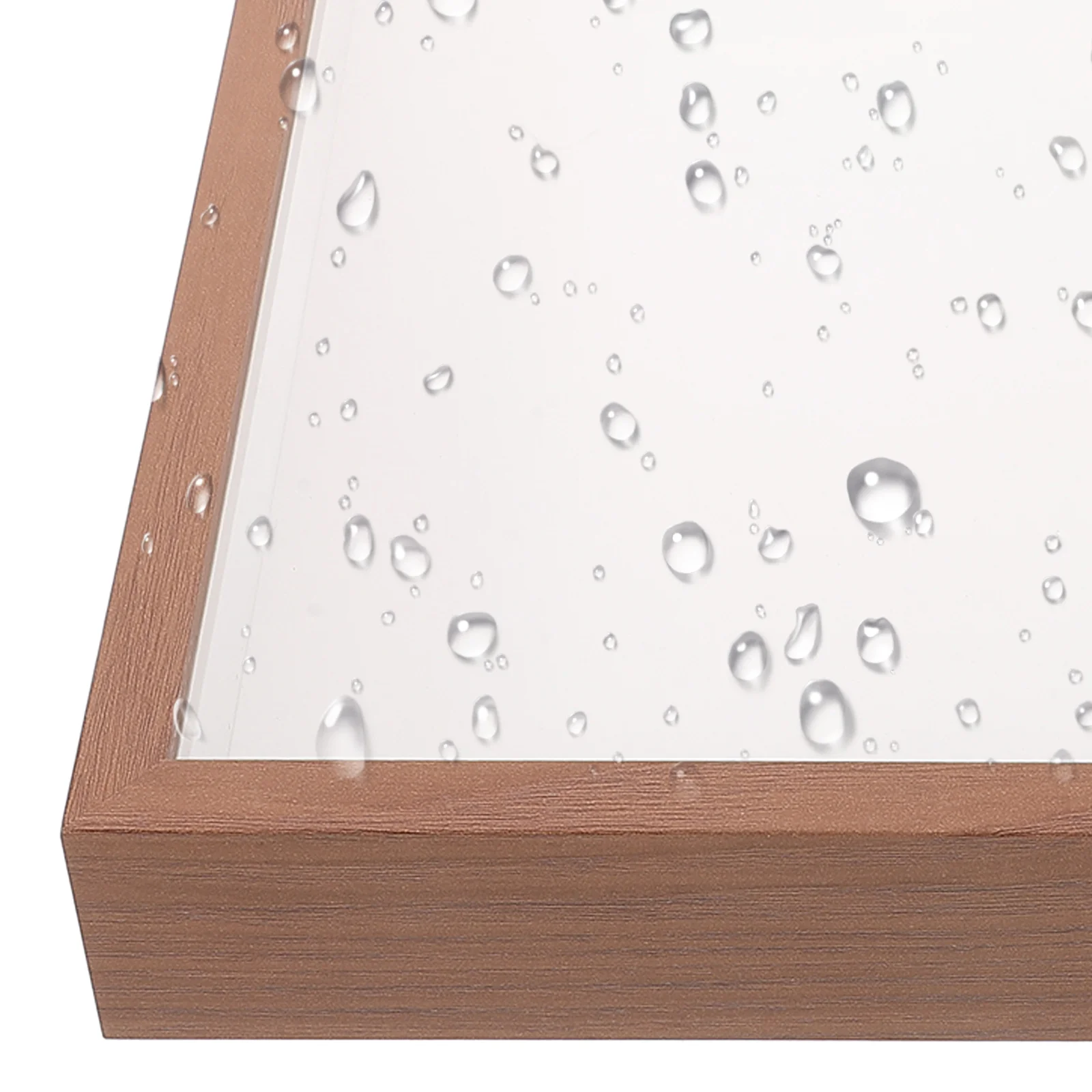 Caja de almacenamiento de bandera, broche de madera, vitrina, ventana transparente, organizador de joyas de escritorio para insignia, medalla, pendientes, adorno pequeño