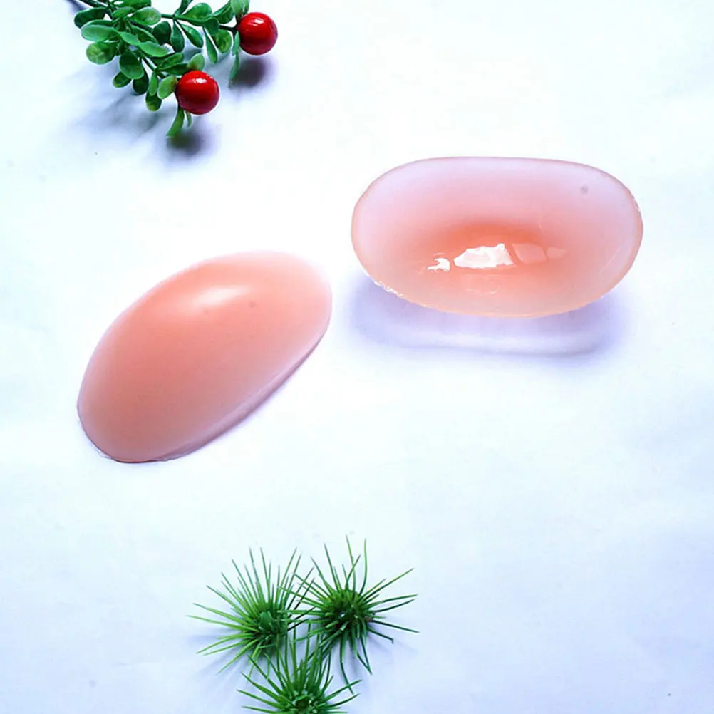 2pcs Adhesive Pads Women Anti-Slip Reusable Rounded Contour Shoulder Enhancer For Everyday Wear Stretchable Pliable Shoulder