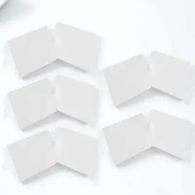

10Pcs Acrylic Table Number Stands Clear Dry Erase Board Wedding Reception Tabletop Signs Writable Seating Holders