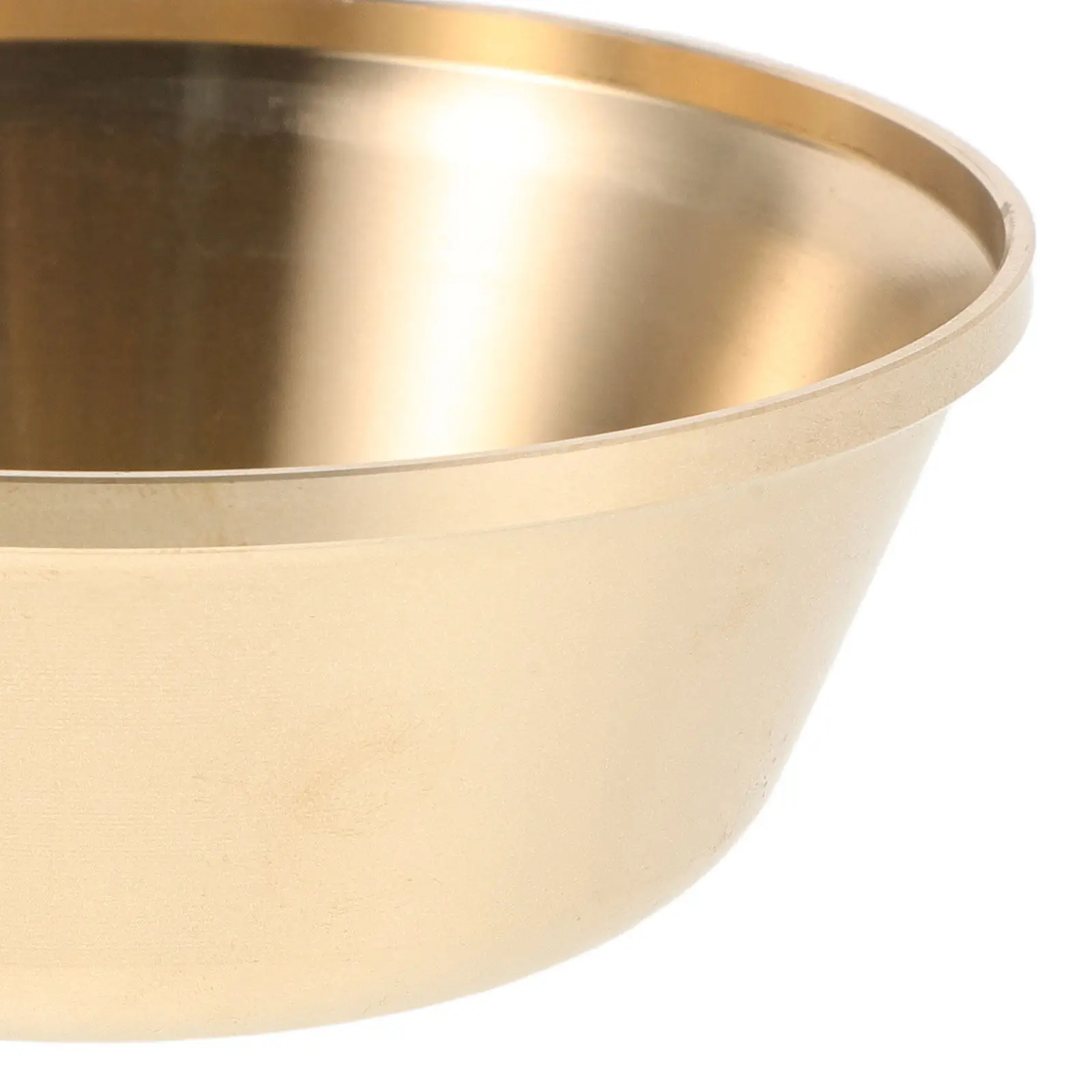 3.9x1.6in Copper Buddhist Offering Bowl Mini Decorative Altar Worship Cup for Yoga Meditation Blessing Prosperity Bowl - view 3
