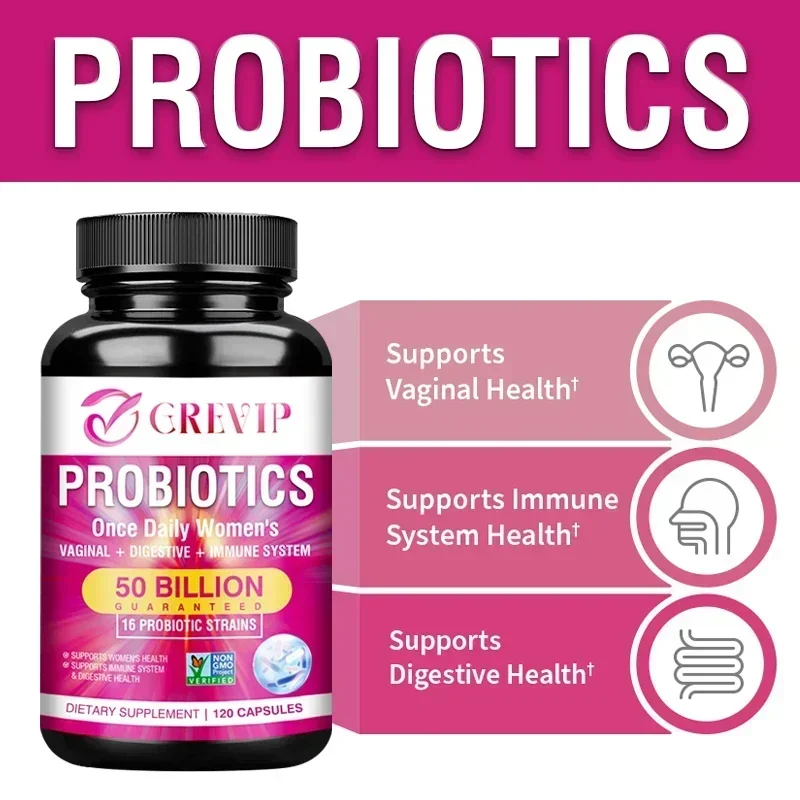 

Women's Probiotics 50 Billion CFU - Supports Digestive, Vaginal and Immune Health