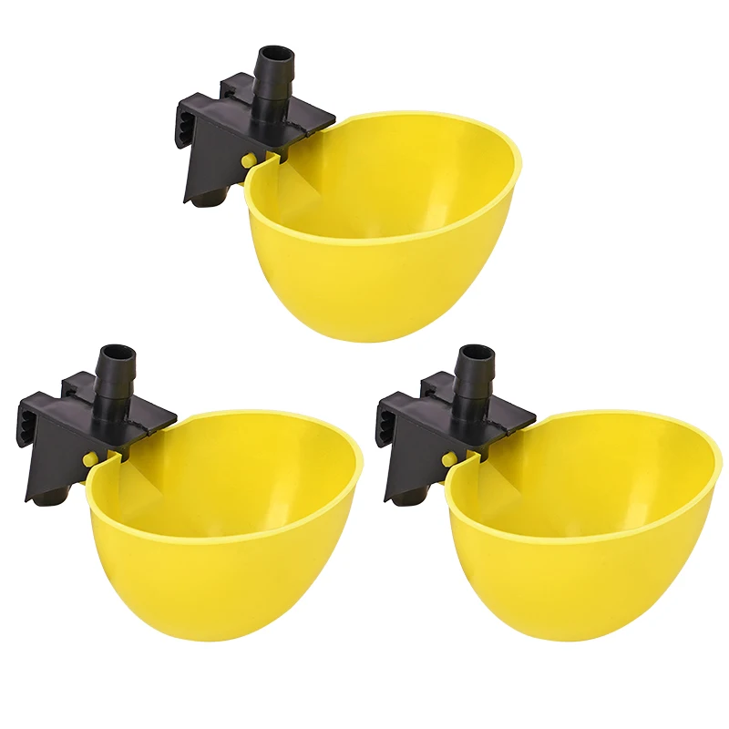 10Pcs Chicken Water Feeding Bowls Quail Automatic Chicken Drinker Cups For Bird Pigeon Poultry Water Drinking Fountain