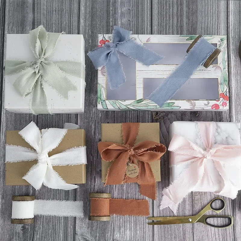 Solid Color Cotton Ribbon, 3.8cm x 5 Yards