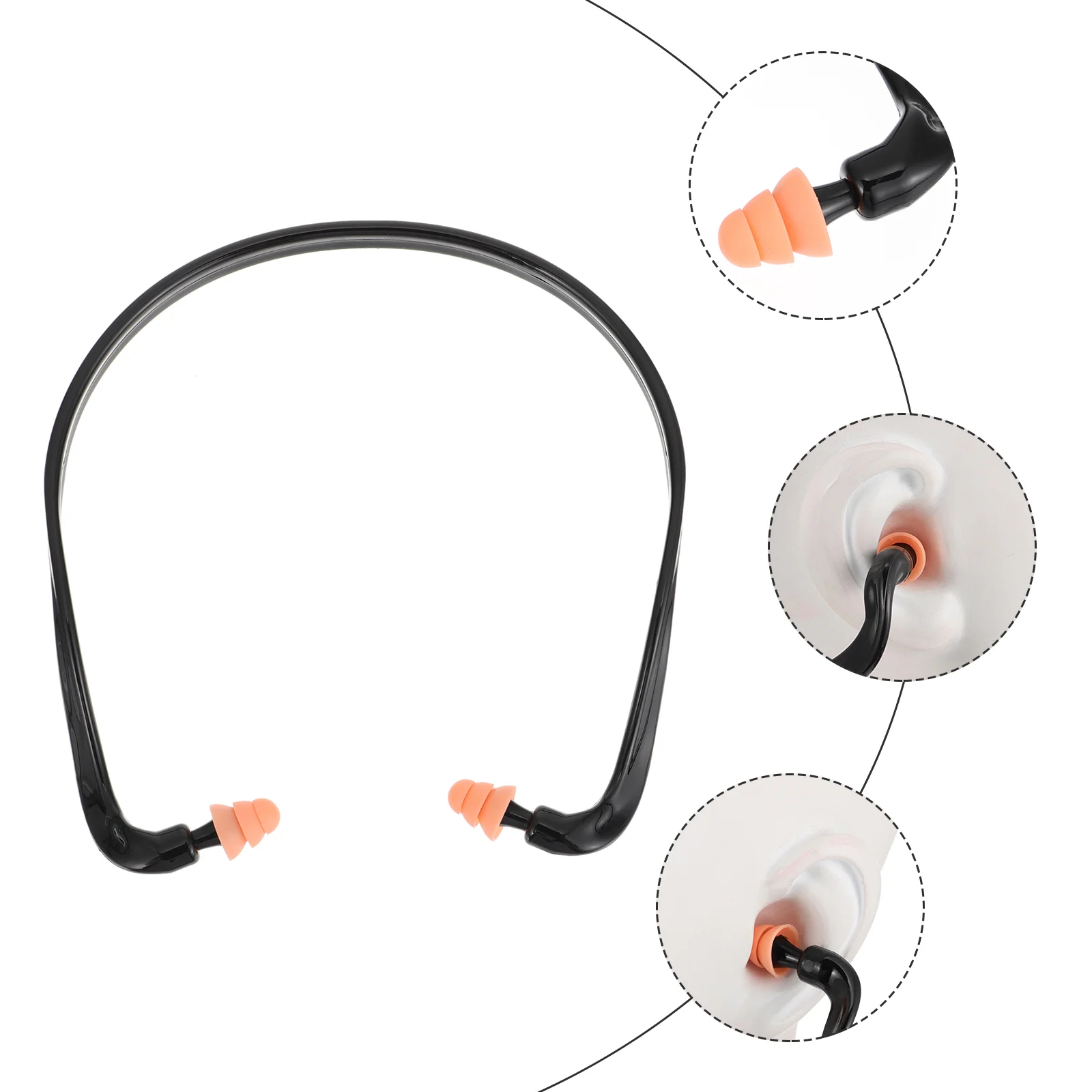 8 Pcs Earplugs Protector Ears Raincoats Anti-noise for Sleeping Muffs Reducing Canceling Work