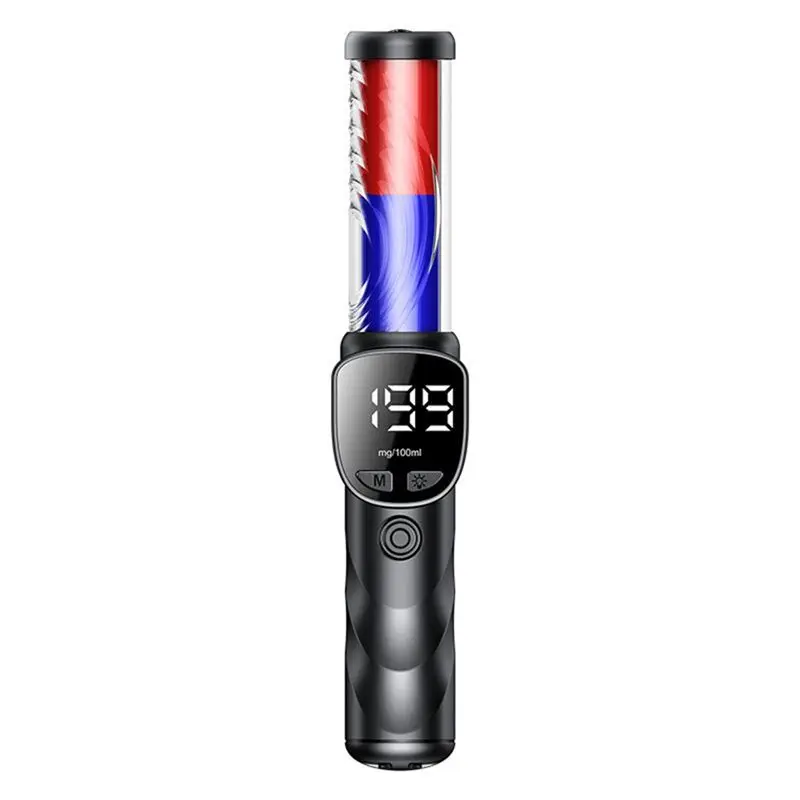 Digital Alcohol Tester Drunk Driving Tester Light Alarm Traffic Home Investigation-ABQF